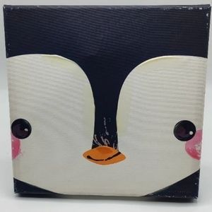 Cute penguin canvas painting wall art